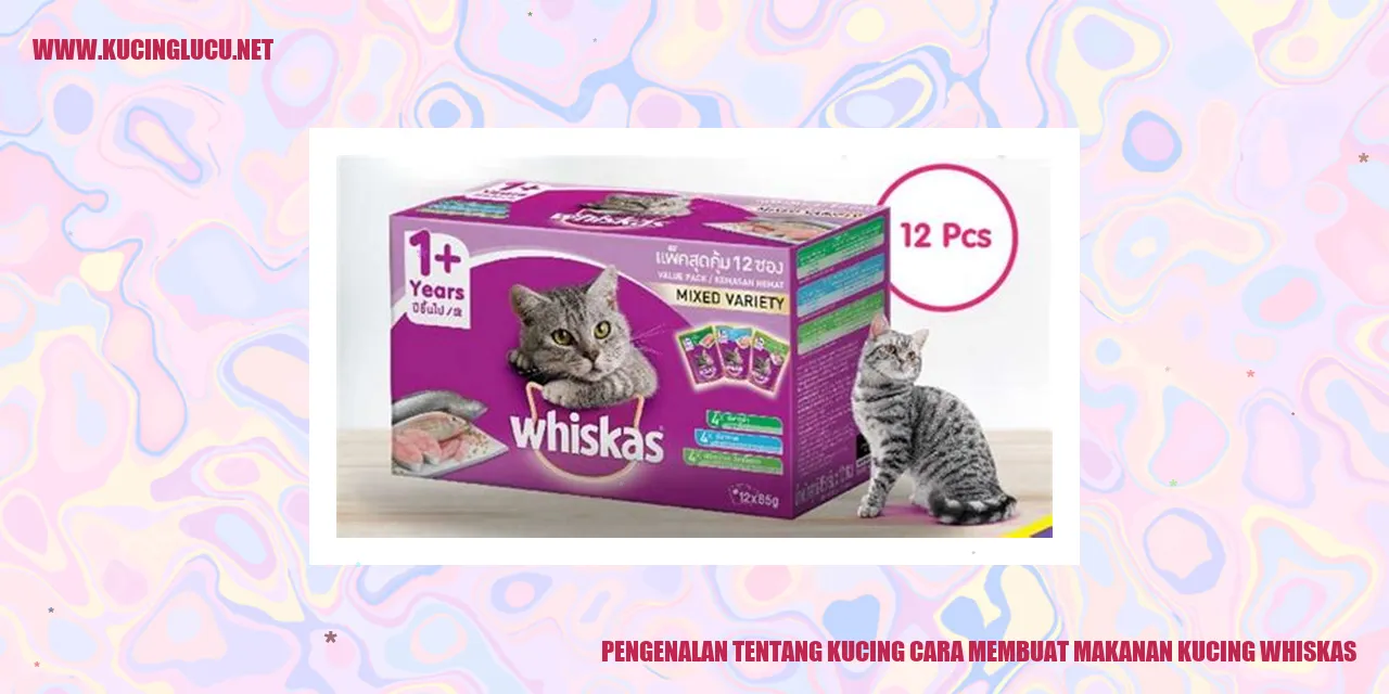 Gambar kucing dan makanan Whiskas