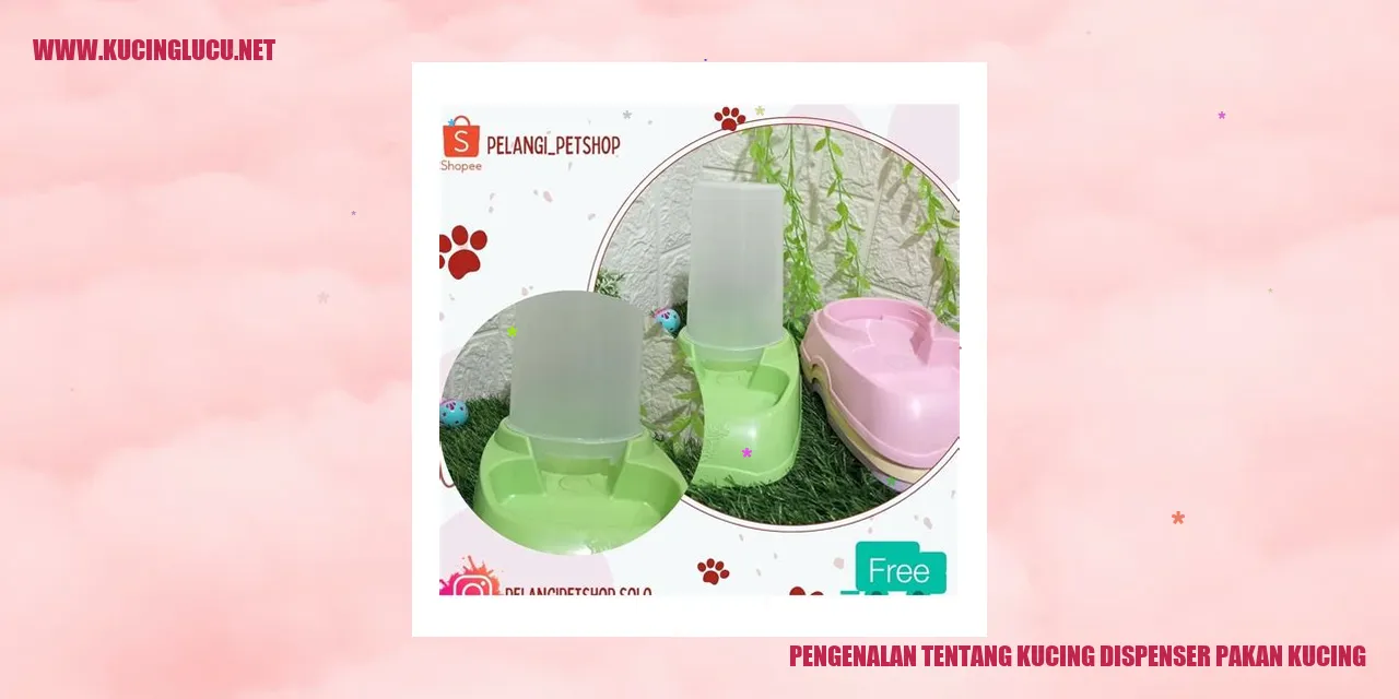Kucing dispenser pakan kucing