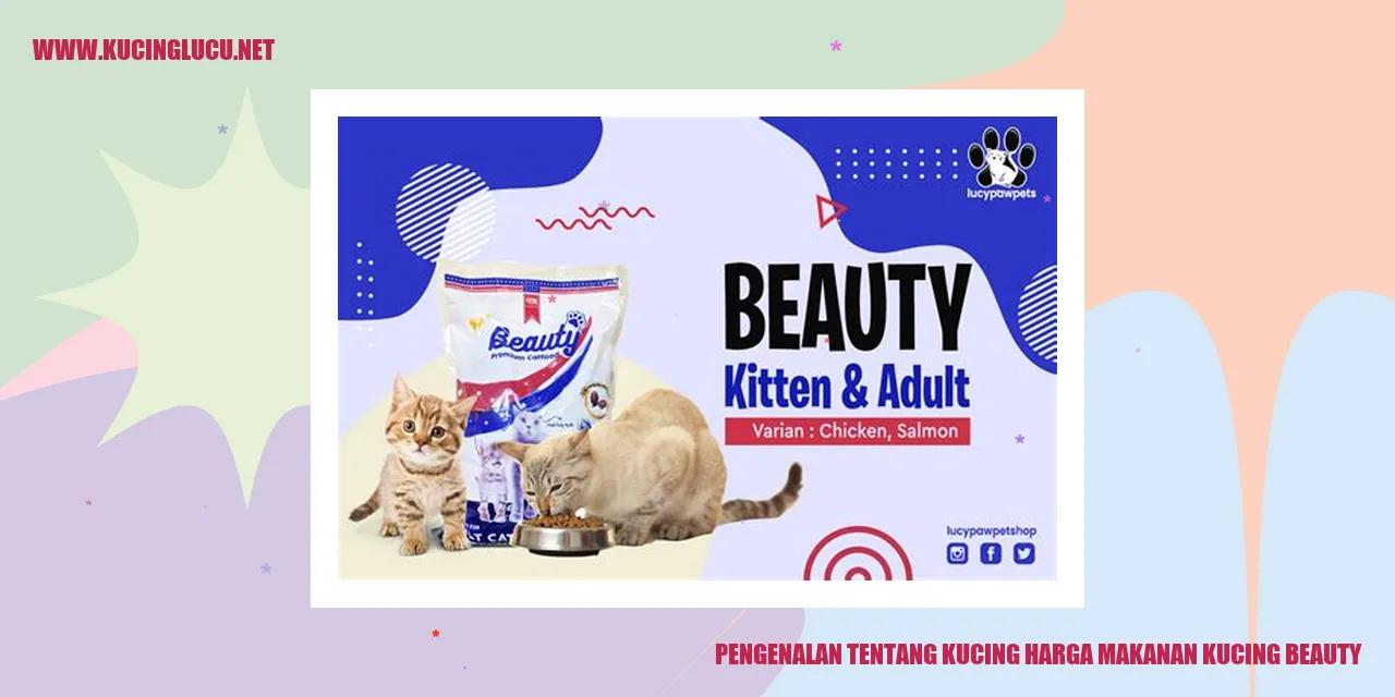 Kucing dan Harga Makanan Kucing Beauty