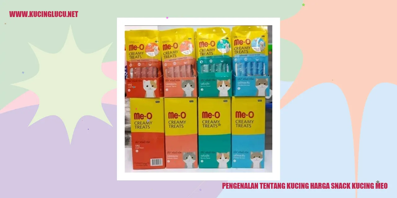 Kucing dan Harga Snack Kucing Meo