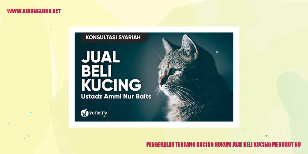 Pengenalan tentang Kucing