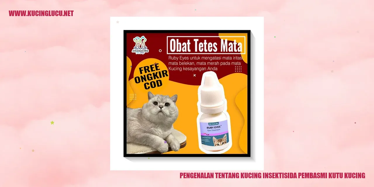 Kucing insektisida pembasmi kutu kucing