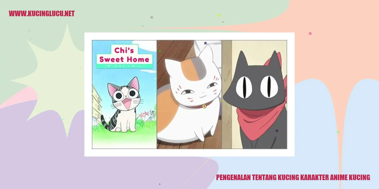 Kucing karakter anime kucing