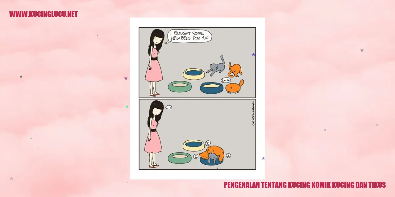 Ilustrasi Komik Kucing dan Tikus