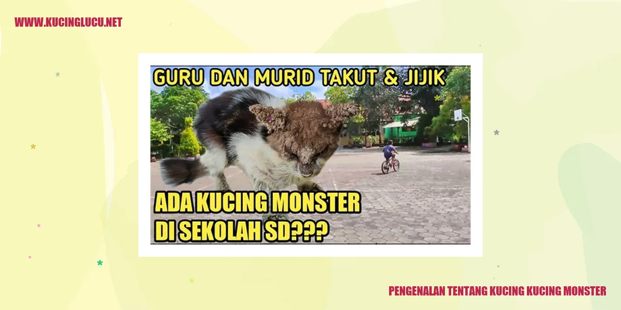 Gambar Kucing-Kucing Monster