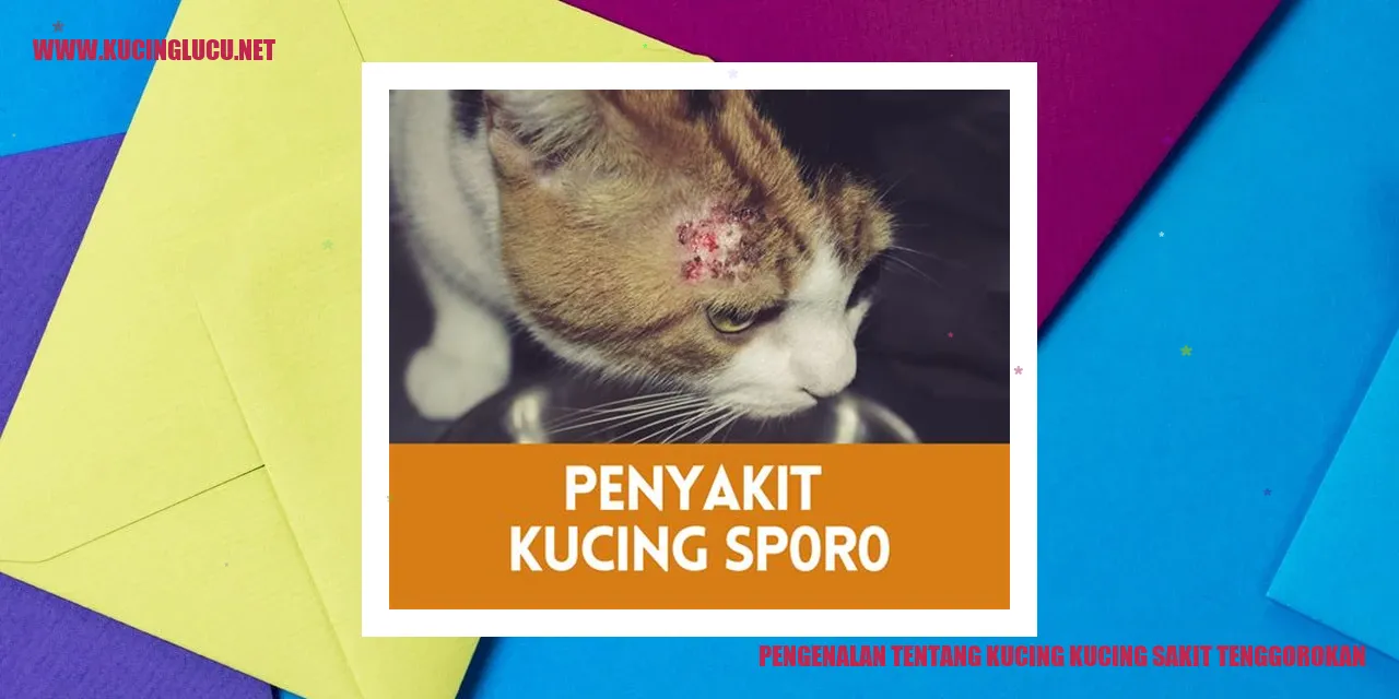 Kucing dengan tenggorokan yang sakit