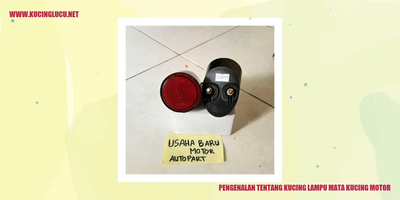 Kucing lampu mata kucing motor