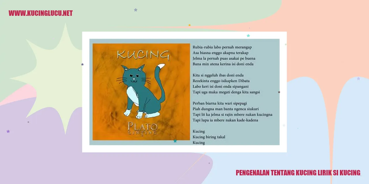 Gambar Kucing Lirik si Kucing