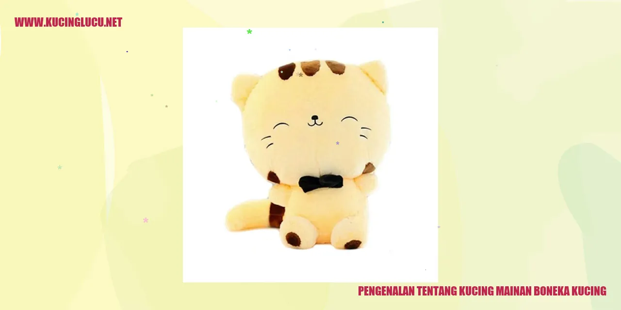 Kucing Mainan Boneka Kucing