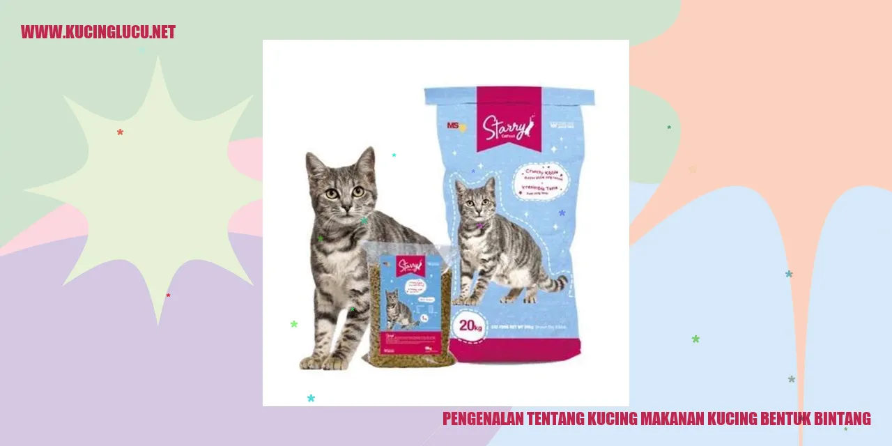 Makanan Kucing Bentuk Bintang