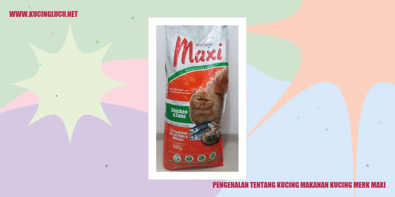 Gambar Pengenalan tentang Kucing makanan kucing merk maxi