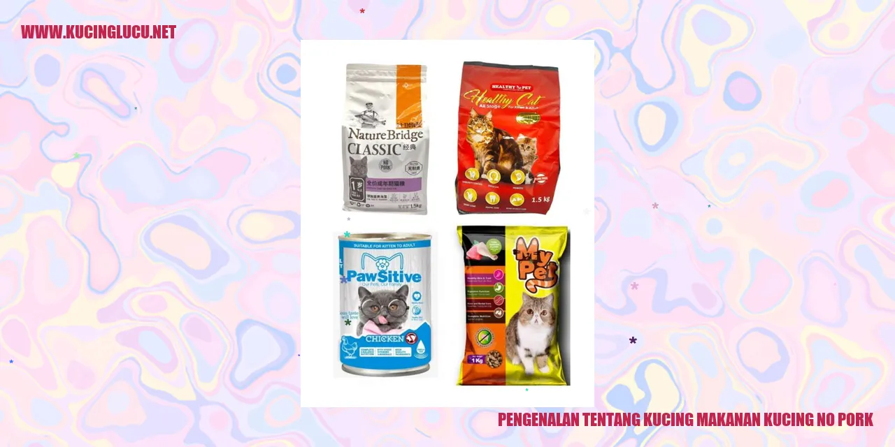 Gambar makanan kucing tanpa babi
