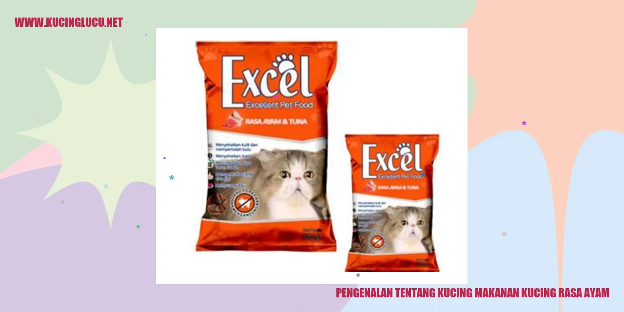 Kucing makanan kucing rasa ayam