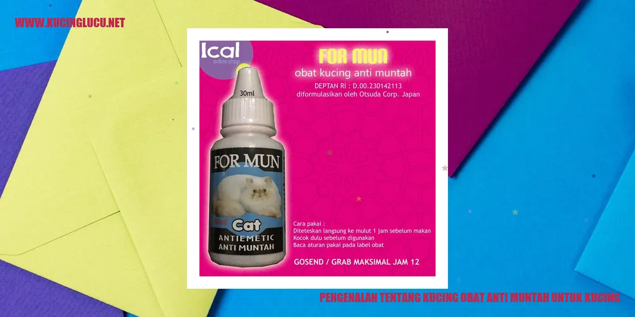 Kucing obat anti muntah