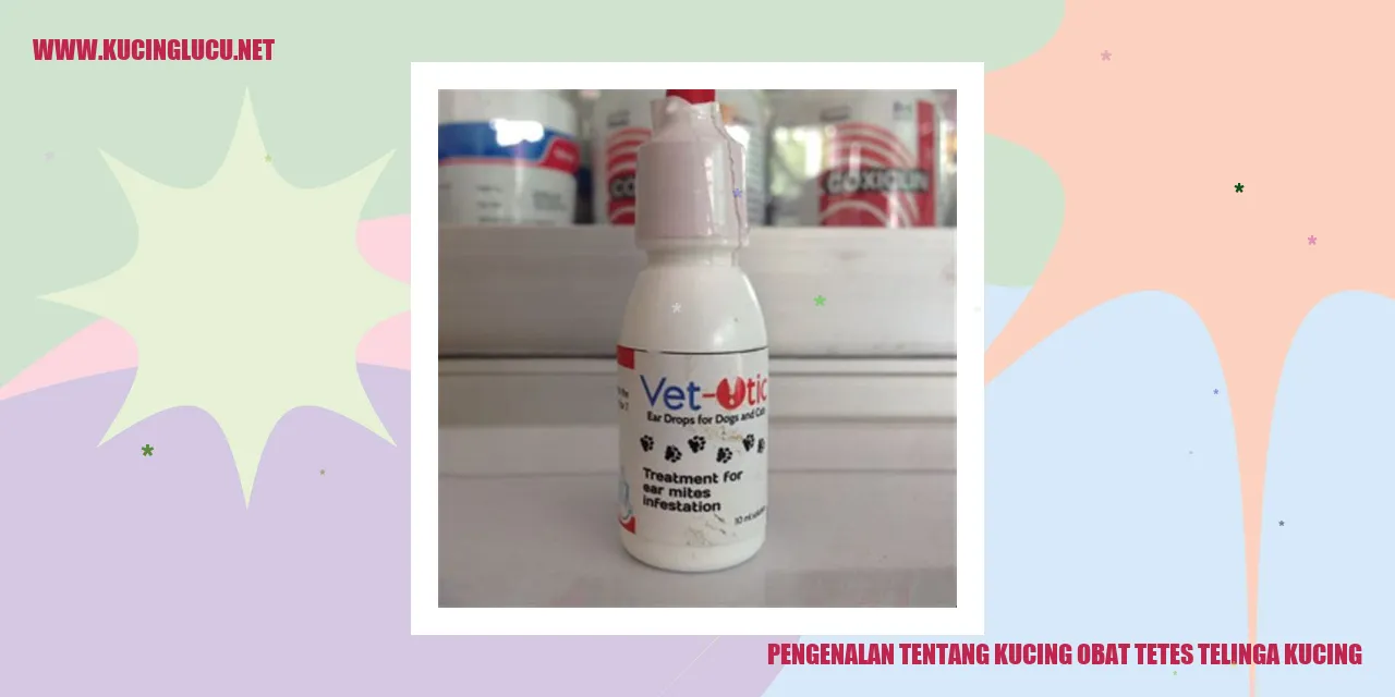 gambar kucing dengan obat tetes telinga