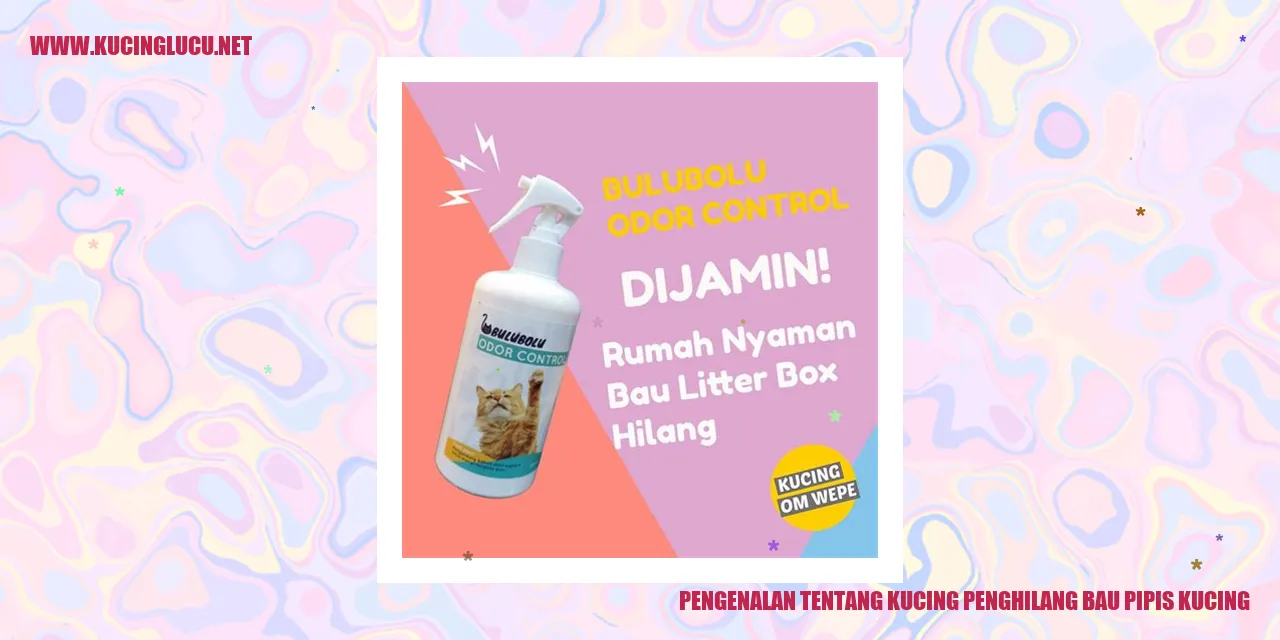 Kucing Penghilang Bau Pipis Kucing