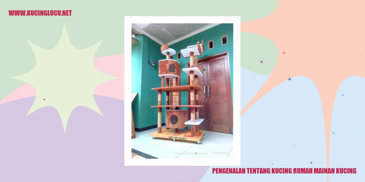 Kucing Mainan Rumah Kucing