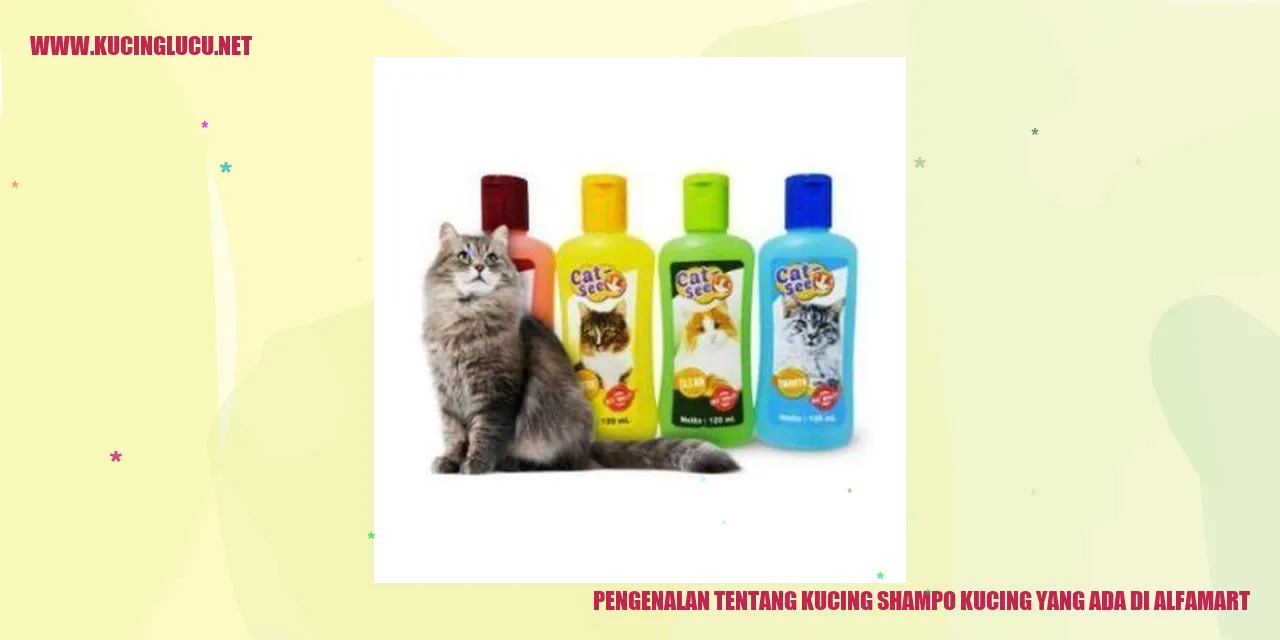 Gambar Shampo Kucing di Alfamart