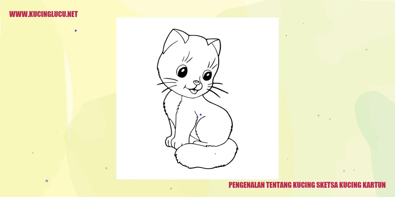 Sketsa Kucing Kartun