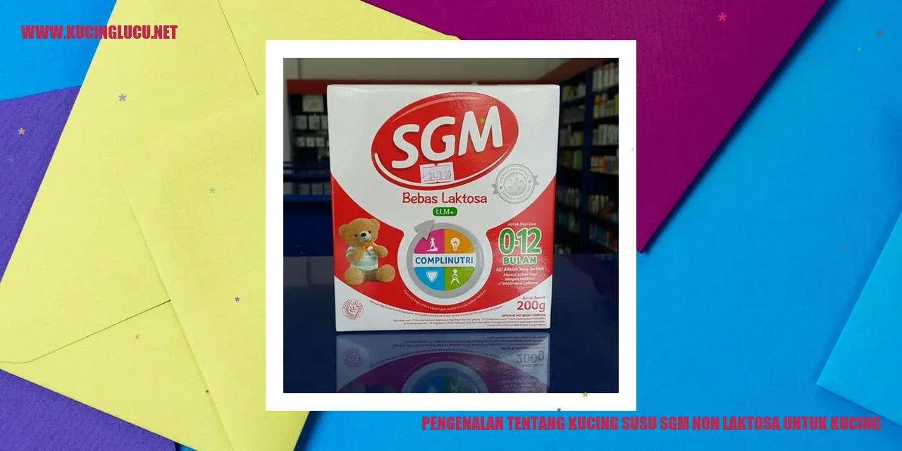 Kucing Susu SGM Non Laktosa untuk Kucing