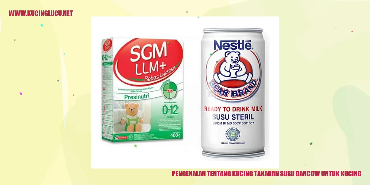Kucing dengan susu Dancow