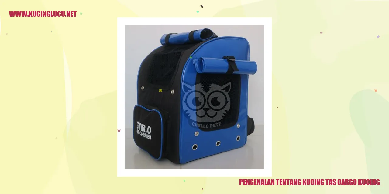 Kucing Tas Cargo Kucing