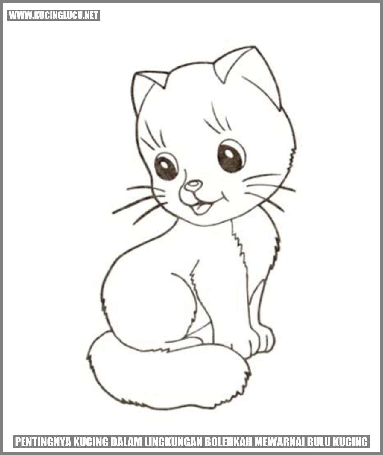 Kucing yang mewarnai bulu kucing
