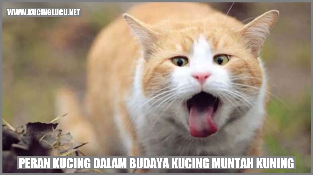 Kucing muntah kuning dalam budaya