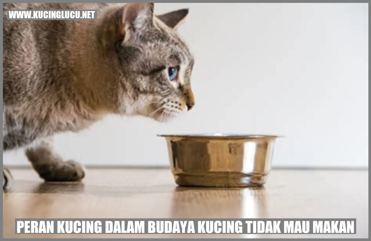 Peran Kucing dalam Budaya kucing tidak mau makan