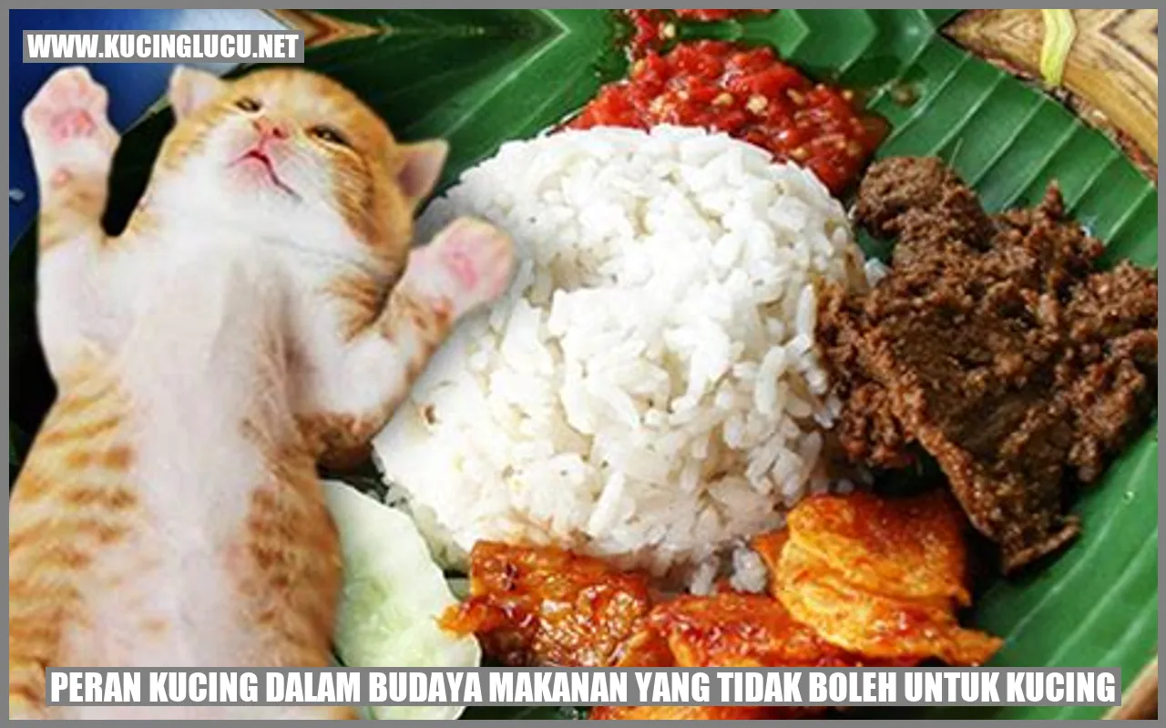Peran Kucing dalam Budaya makanan yang tidak boleh untuk kucing