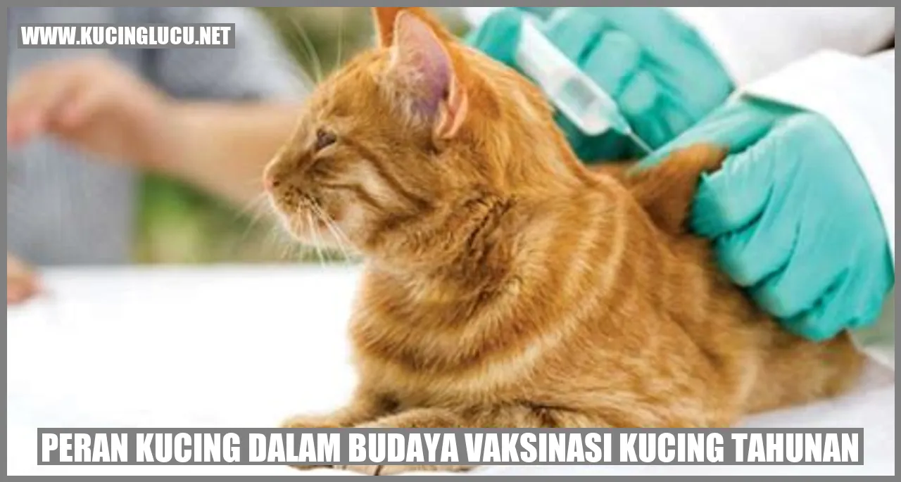 Peran Kucing dalam Budaya vaksinasi kucing tahunan