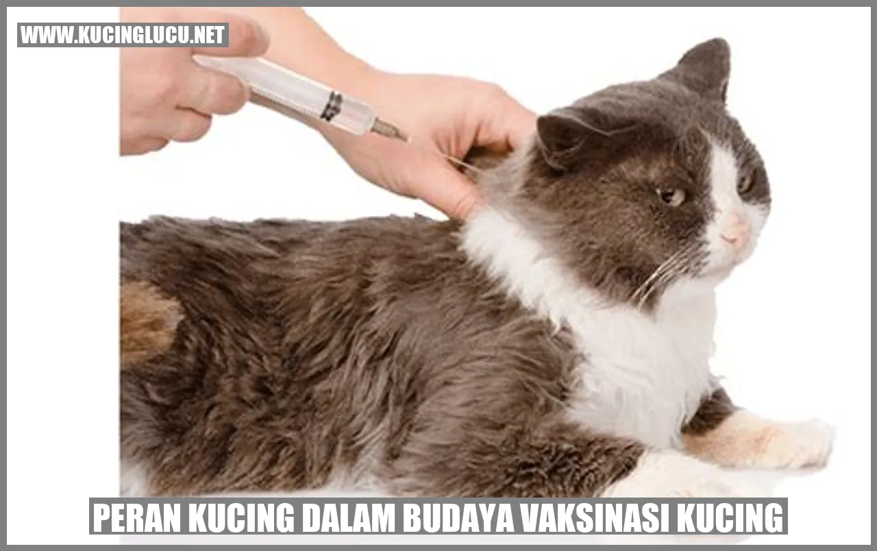 Peran Kucing dalam Budaya Vaksinasi kucing