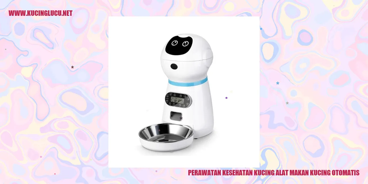 Perawatan Kesehatan Kucing alat makan kucing otomatis