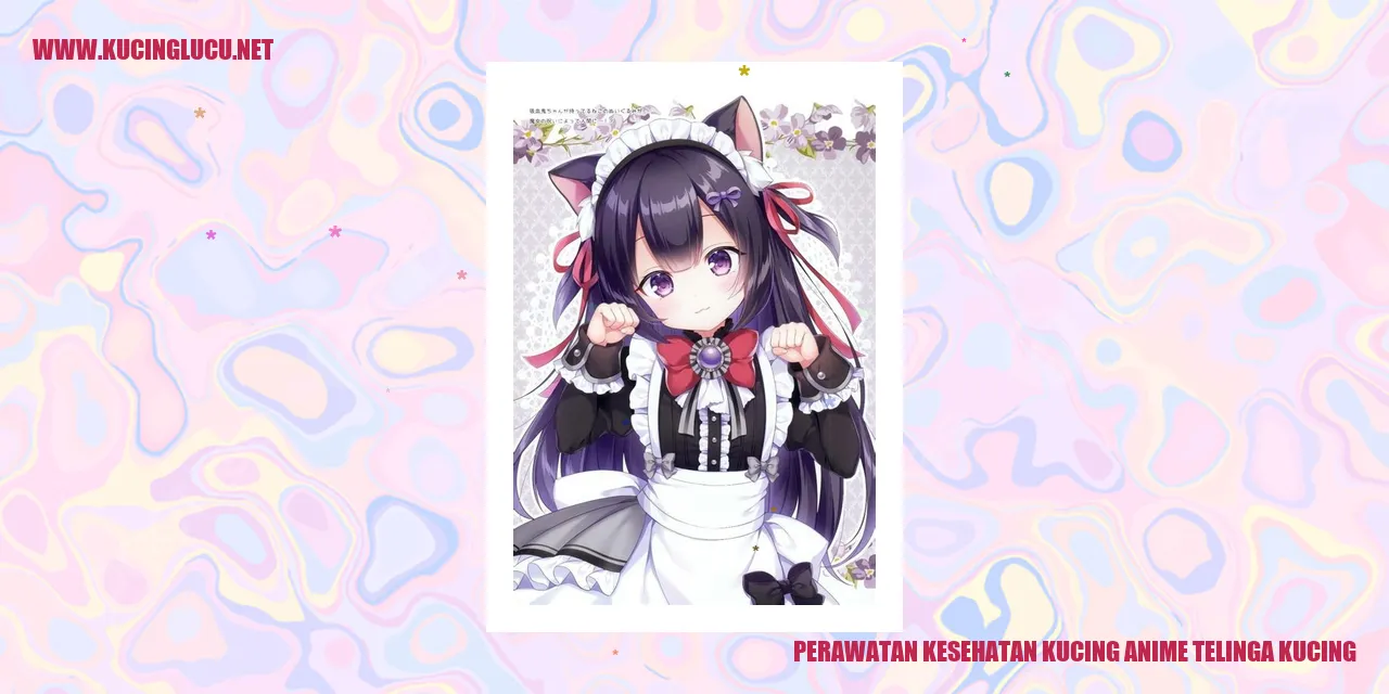 Perawatan Kesehatan Kucing anime telinga kucing