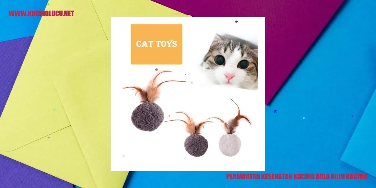 Perawatan Kesehatan Kucing bola bulu kucing
