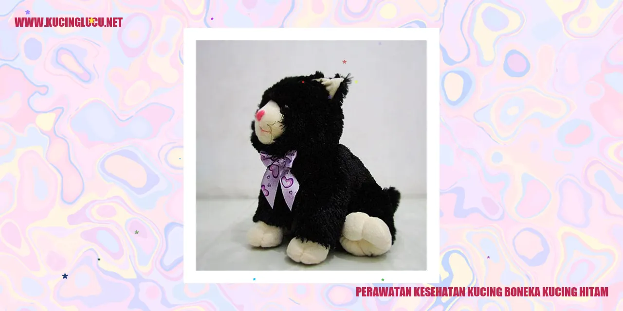 Kucing boneka kucing hitam