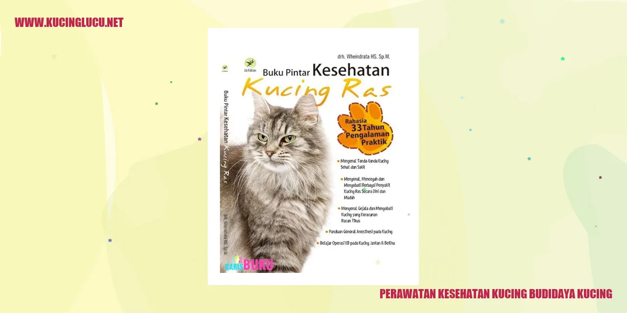 Perawatan Kesehatan Kucing