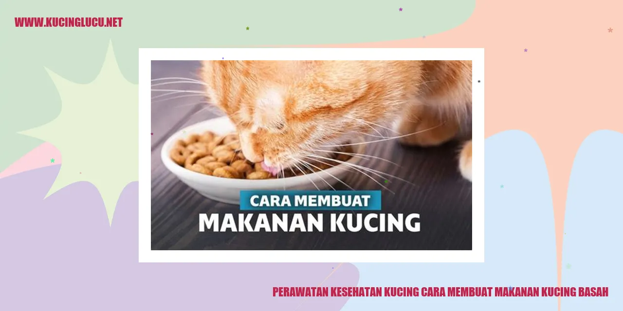 Gambar makanan kucing basah