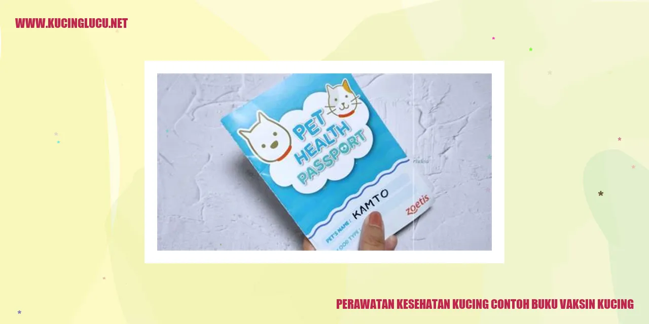 Perawatan Kesehatan Kucing