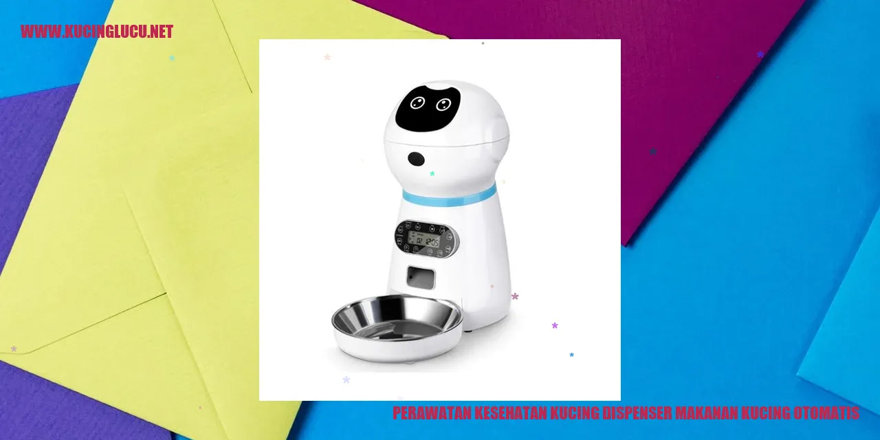 Kucing dispenser makanan kucing otomatis