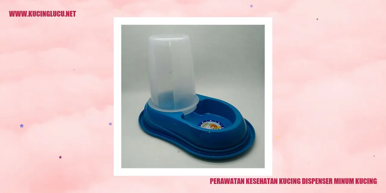 kucing dispenser minum