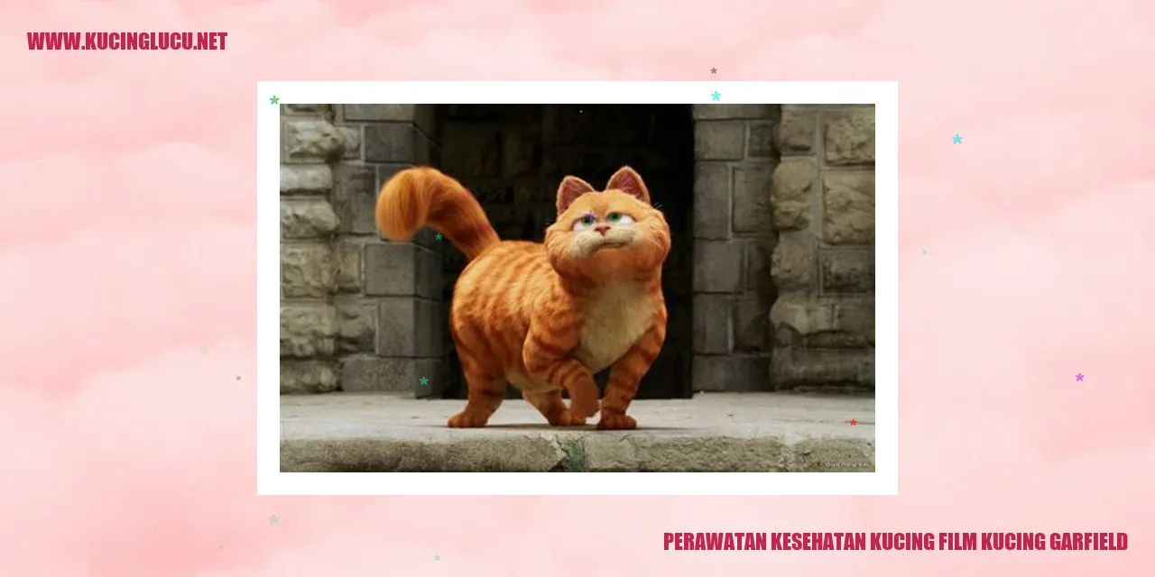 Perawatan Kesehatan Kucing film kucing garfield