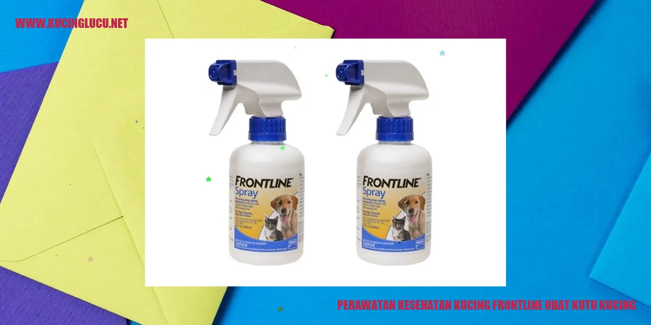 Perawatan Kesehatan Kucing dengan Frontline