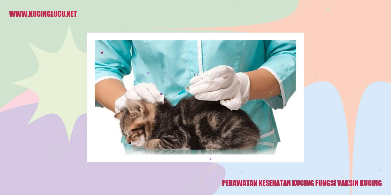 Perawatan Kesehatan Kucing fungsi vaksin kucing