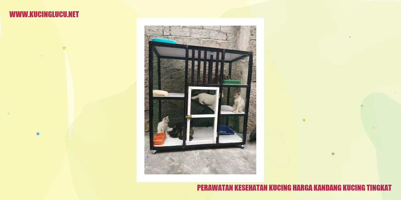 Perawatan Kesehatan Kucing harga kandang kucing tingkat