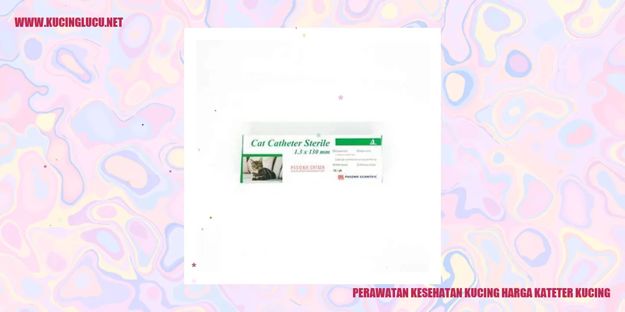 Perawatan Kesehatan Kucing harga kateter kucing