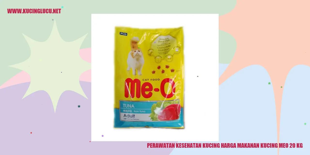 Perawatan dan Harga Makanan Kucing Meo 20 kg