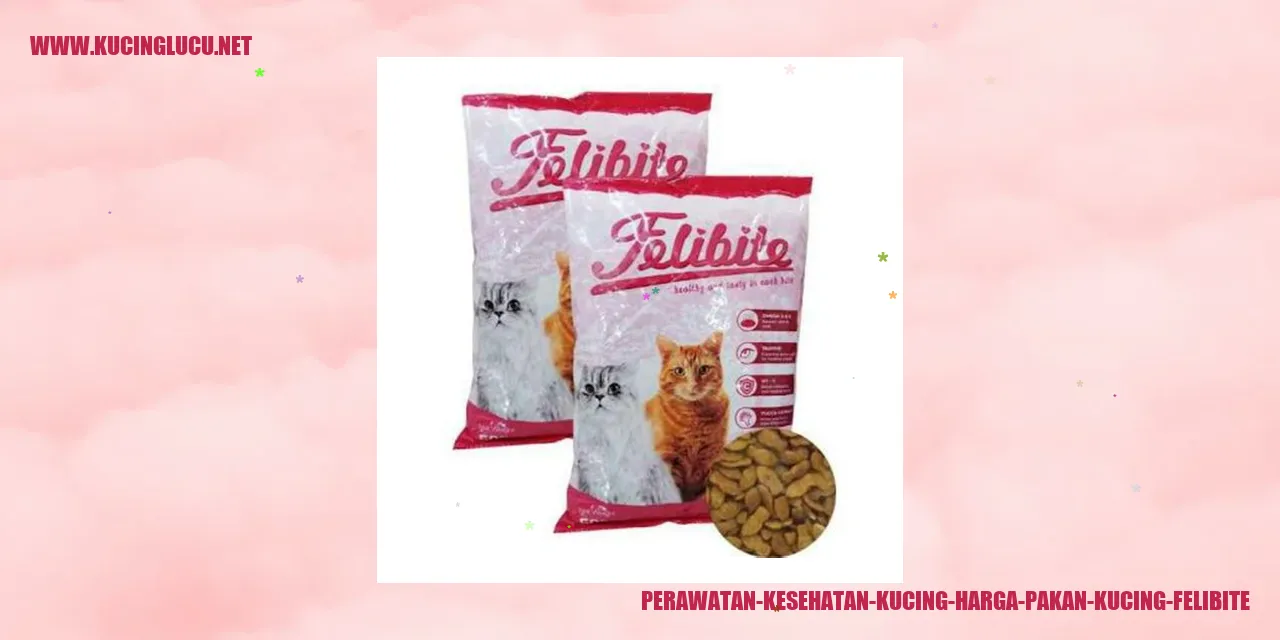 Perawatan Kesehatan Kucing harga pakan kucing felibite