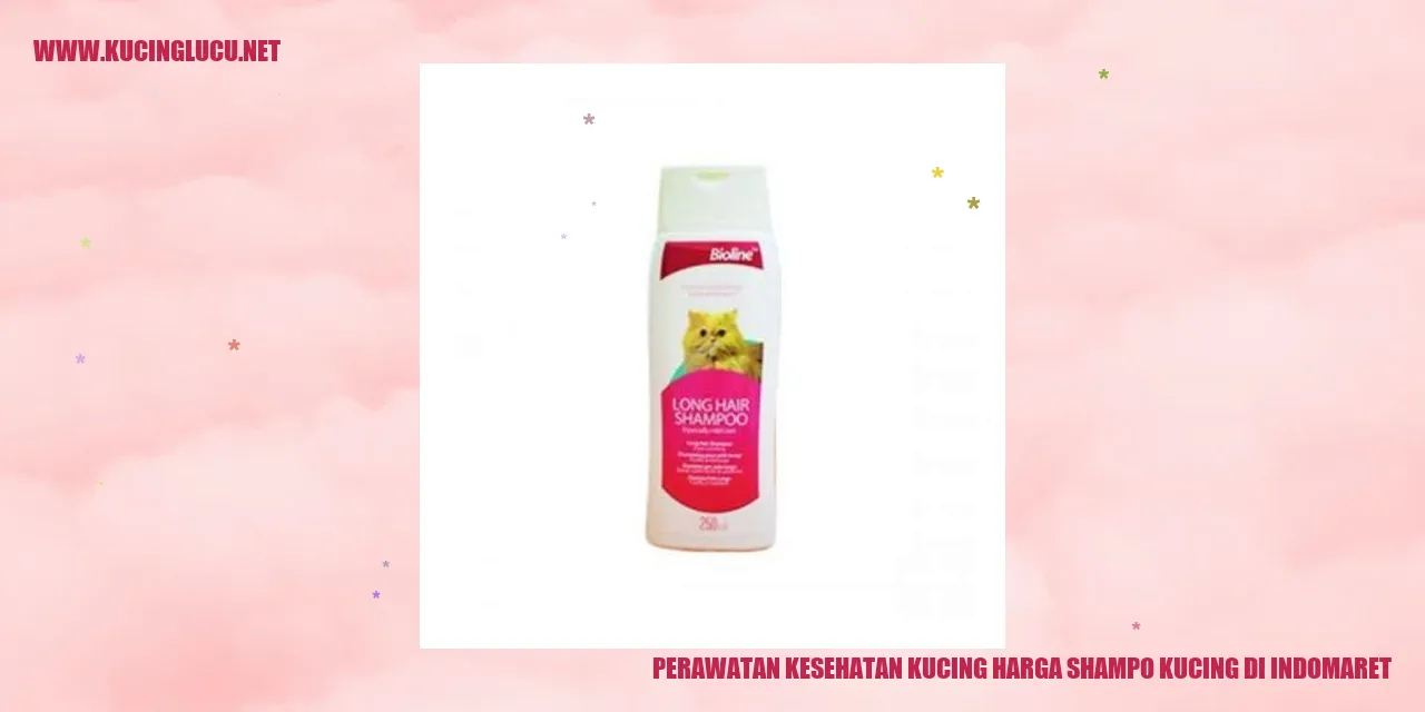 Gambar Shampo Kucing di Indomaret