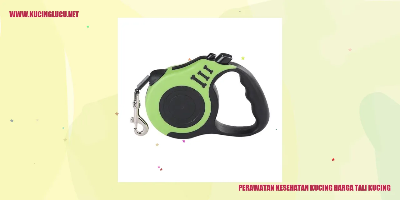 Perawatan Kesehatan Kucing harga tali kucing